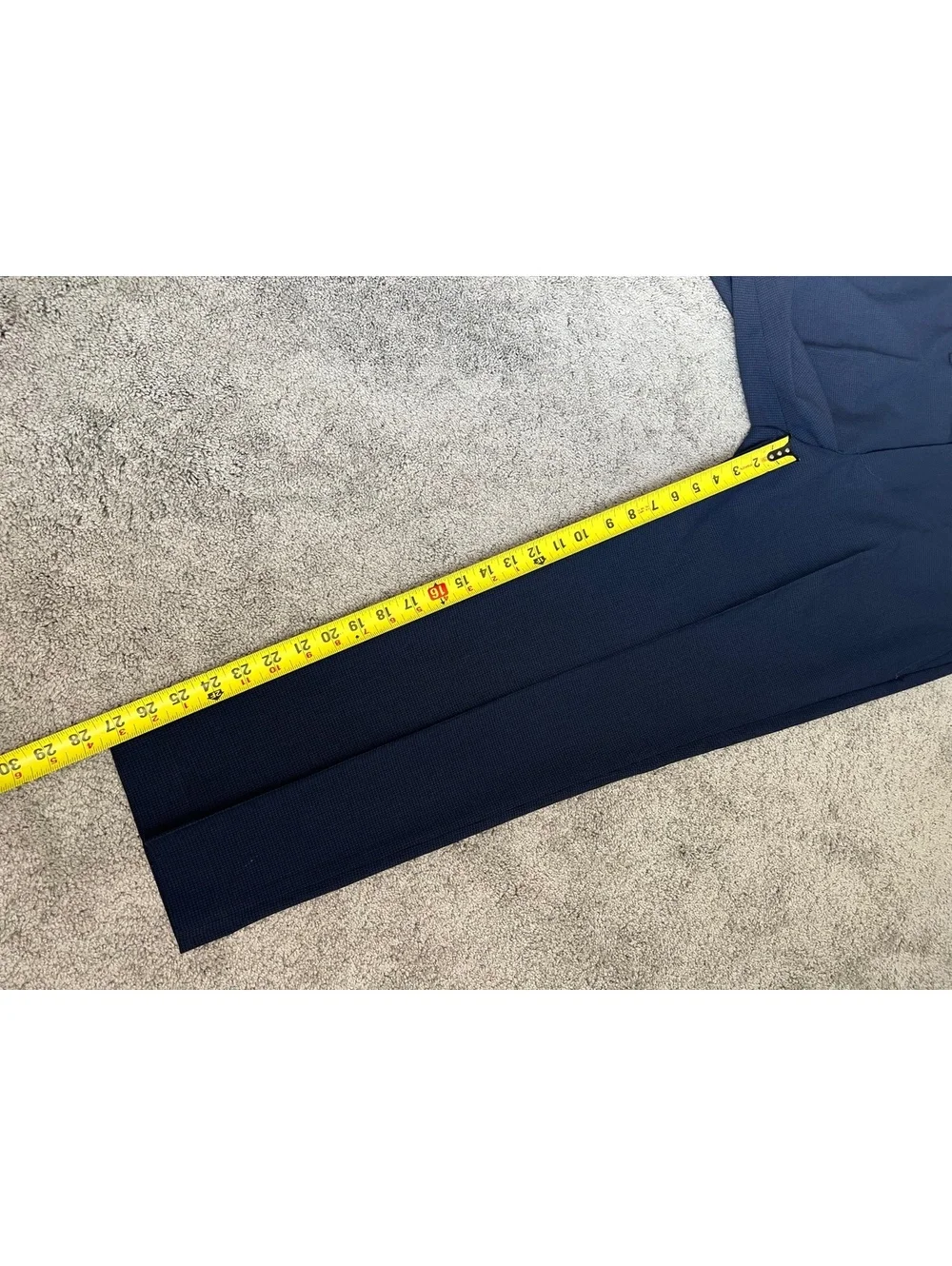 Banana Republic Men’s Slim Fit Dress Pants 34x30 Navy Blue Micro Check